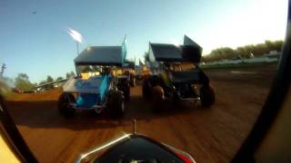 preview picture of video 'On-board 28x Sprintcar at Placerville Speedway in HD!'