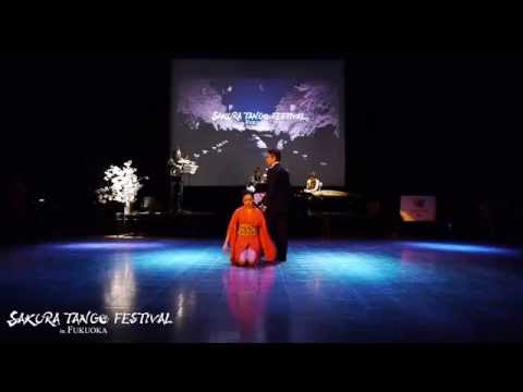 a dance to a nontraditional song at Sakura Tango Festival in 2014