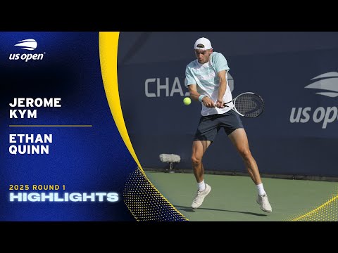 Jerome Kym vs. Ethan Quinn Highlights | 2025 US Open Round 1