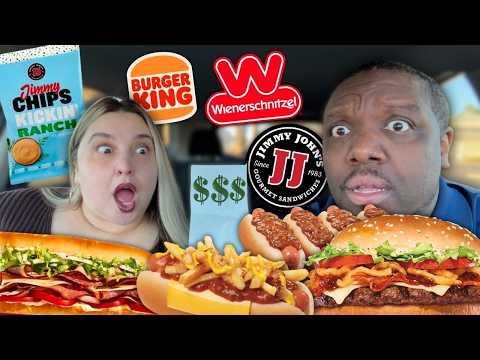 Letting The Fast Food EMPLOYEE Decide What We Eat for 24 Hours!