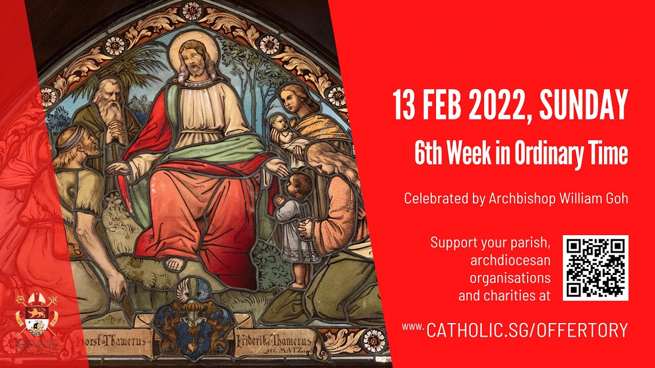 Singapore Catholic Sunday Mass 13 February 2022