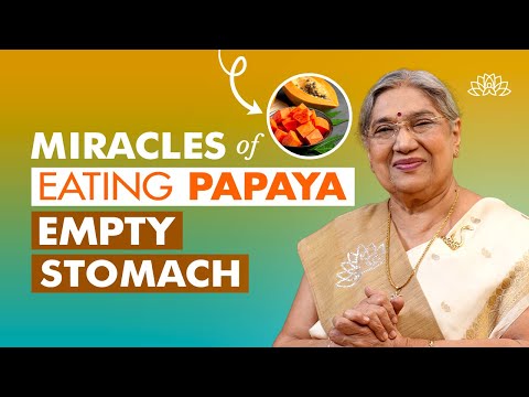 Eating papaya on empty stomach | Papaya benefits | Fruits for digestion | Vitamin C & E
