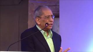 Shri Narayanan Vaghul speaking at 'Meet & Greet' with Smt Nirmala Sitharaman