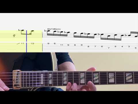 Eb7(Bbm) Jazz Exercise - Pat Martino Style