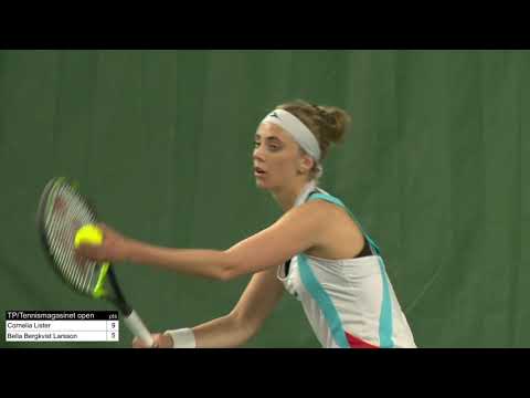 Cornelia Lister - Bella Bergkvist Larsson, TP/Tennismagasinet Open - Highlights