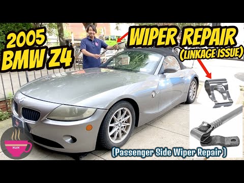 How to: 2005 BMW Z4 Wiper Repair (E85 Wiper Linkage Clips Pop off Issue)