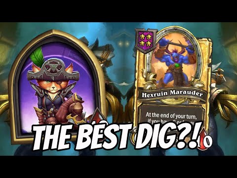 IS THIS THE BEST DIG YOU CAN GET WITH EUDORA?!  | Hearthstone Battlegrounds
