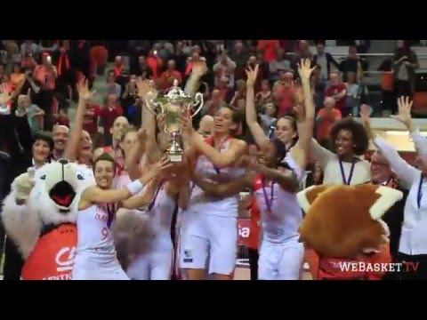 EurocupWomen2016 - Tango Bourges Basket-ESBVA-LM (54-53), Highlights