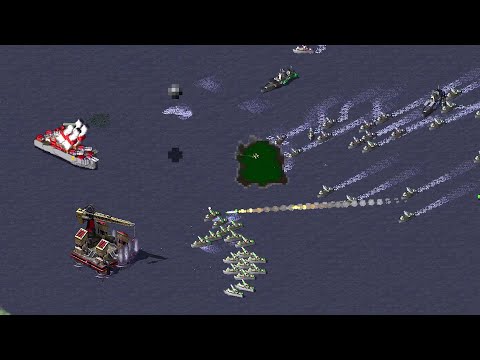 The ancestor of Sea Scorpion makes an appearance！ -Red Alert2