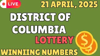 District of Columbia Midday Lottery Results For - 21 Apr, 2025 - DC-2 - DC-3 - DC-4 - DC-5