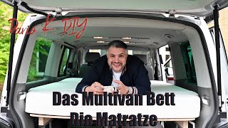 VW T5 - Eine hochwertige Matratze für den Bus. XXL , 4fach klappbar, . So schläft`s sich richtig
