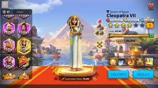 Rok280-VIP16 74M power - expertise: 14 legendary commanders. 23K gems.