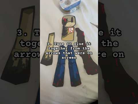 (requested) Tutorial on how to make a paper doll!! #forsaken #paperdoll #papercraft
