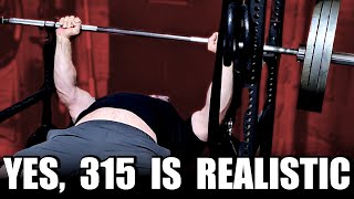 What it Takes to Bench 3 Plates NATTY