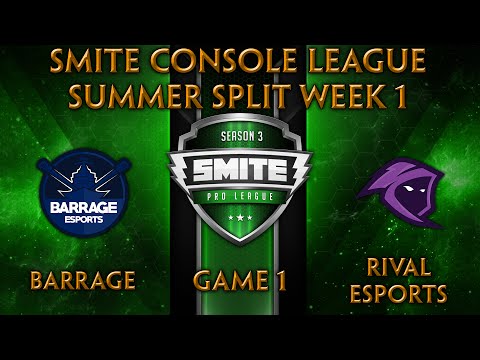 SCL Summer Split Week 1 - Barrage vs. Team Rival (Game 1)