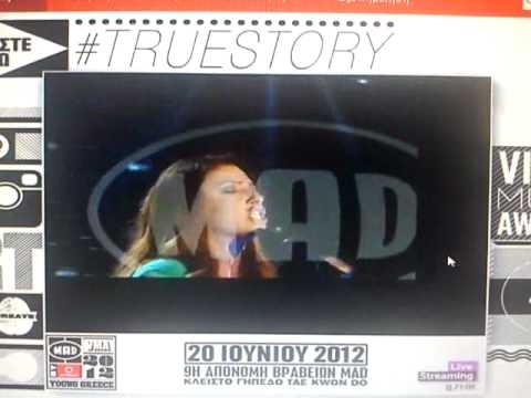 Mad video music awards 2012 - paparizou