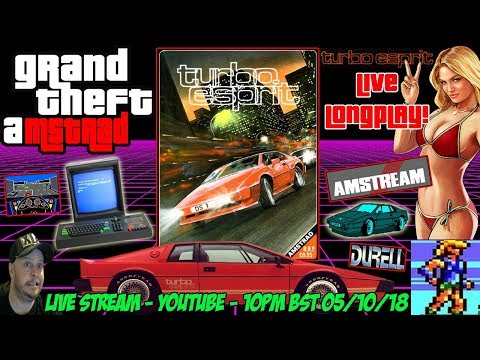 [AMSTRAD CPC] "Grand Theft Amstrad!" TURBO ESPRIT - Live Longplay! #AMSTREAM [Xyphoe Live Stream]