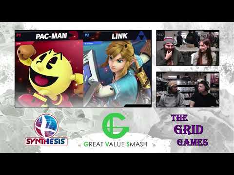 Smash Ultimate: Kiwi (Pac Man) V SMT | 6:00am (Incineroar / Link) - Synthesis 6 Tournament SSBU
