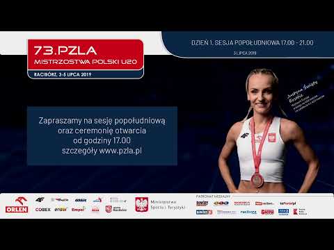 MISTRZOSTWA POLSKI U20 W LEKKOATLETYCE - DZIEN 1 SESJA PORANNA cz. II