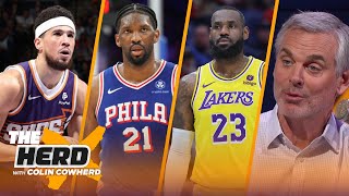 Nuggets, Celtics win conferences, 76ers upset Knicks, Suns advance in Colin's NBA bracket | THE HERD