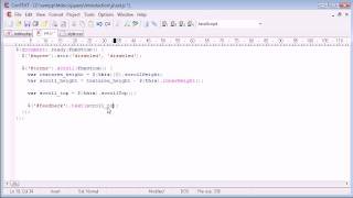 jQuery Tutorial - 91 - Enabling checkbox after scrolling