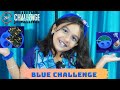 I Used Only BLUE Things For 24 Hours *Extreme Challenge* |#learnwithpriyanshi