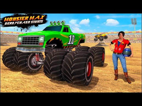 Monster Max Derby Crash Stunts - Monster Diving Games: Android Games