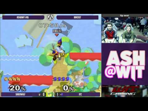 SaberWulf (Marth, Fox) vs XTC (Falco) - ASH@WIT #85 Melee Bracket