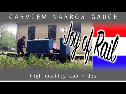 Industrieel Smalspoor Museum Engine start..  CABVIEW HOLLAND [NARROW GAUGE] 1aug 2019