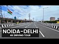 4K Drive In India Noida To Delhi Road