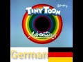 Tiny Toon Adventures German Intro Приключения Мультяшек Немецкая Озв�
