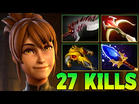 27 Kills Marci Dota 2 !! Marci Dota 2 Mid Lane Carry Guide Pro Gameplay Build 7.39 7.40