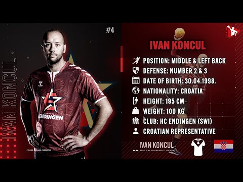 Ivan Koncul - Left & Middle Back - HC Endingen - Highlights - Handball - CV - 2022/23