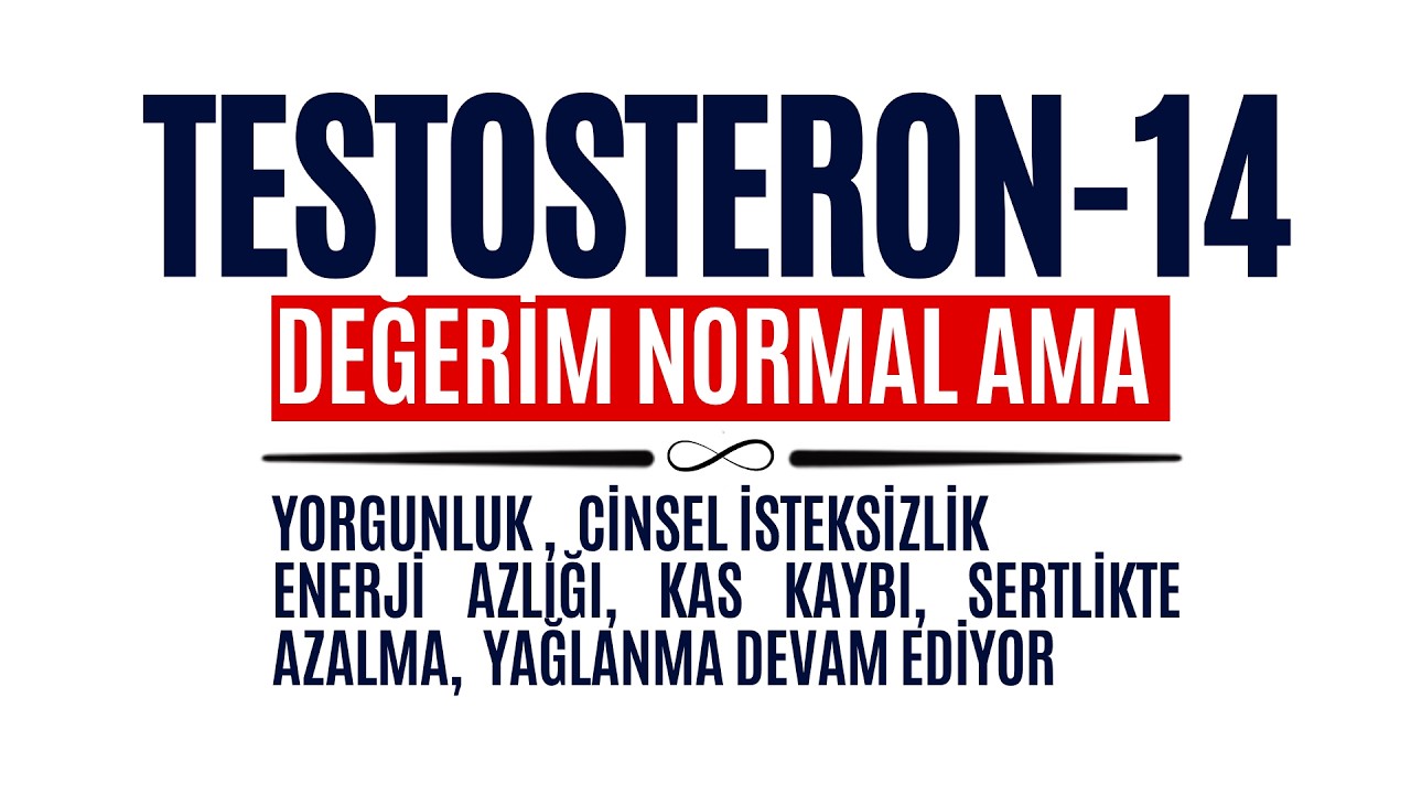 TESTOSTERON-14 | Testosteronum Normal, Neden Kas Yapamıyorum?