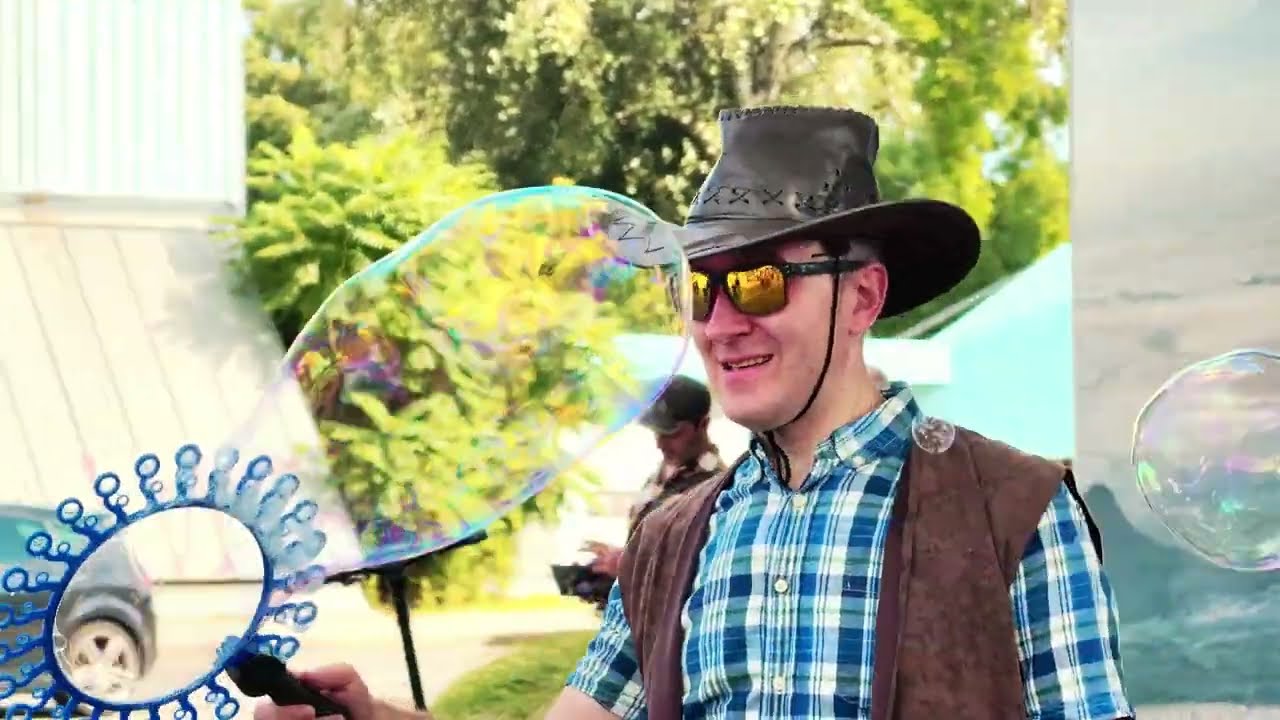 Bubble Show in Vienna  for Human Rights Int