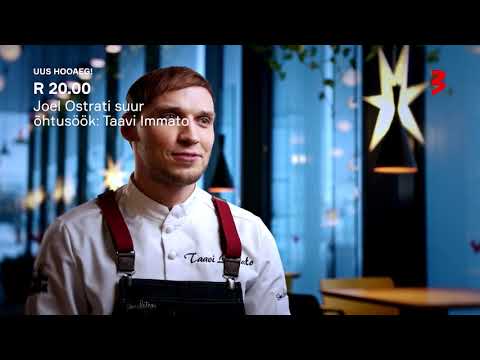 "Joel Ostrati suur õhtusöök: Taavi Immato" R 20.00 TV3s!