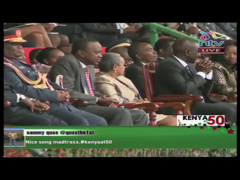 #KenyaAt50  Rufftone performs his song Mungu Baba for 2nd time