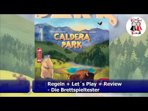 Caldera Park von Deep Print Games - Regeln + Let´s Play + Review - Brettspiel - Die Brettspieltester