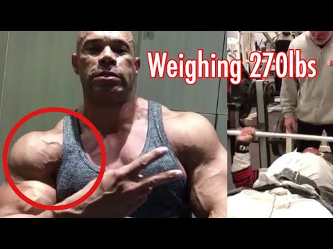 Kevin Levrone Benching 405lbs 6 Weeks out Arnold Classic!! (NEW PROGRESS PICS)