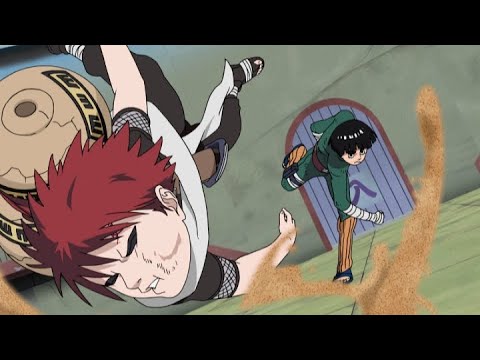 Gaara vs Rock Lee: Naruto - English dub