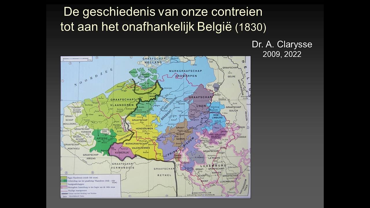 De geschiedenis van onze contreien