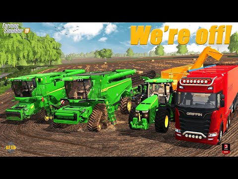 Massive Harvest is underway !| Chellington Valley| Farming Simulator 19 - Ep24