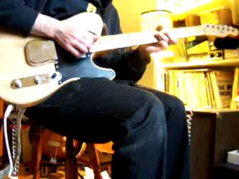 Telecaster with 1940s Gibson P-13 pickup