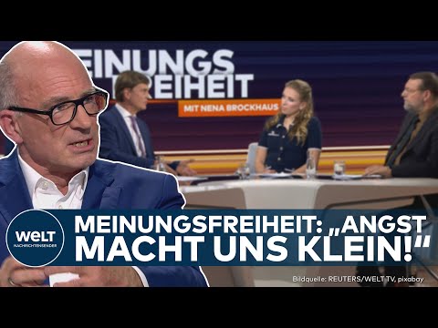 WELT-Talk MEINUNGSFREIHEIT: Angst-Politik in Deutschland? Das ist die These von Boehme-Nessler