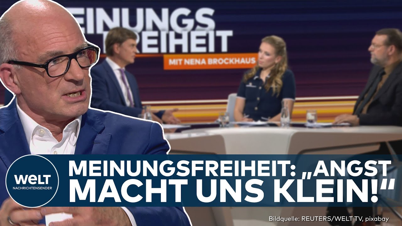 WELT-Talk MEINUNGSFREIHEIT: Angst-Politik in Deutschland? Das ist die These von Boehme-Nessler