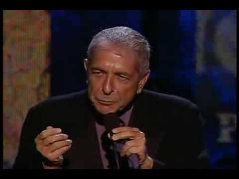 Leonard Cohen is inducted into the Canadian Songwriters Hall of Fame (CSHF)