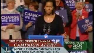 Michelle Obama in Ohio: "We Love You Michelle!"