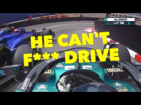 Fernando Alonso rages but he gets increasingly more furious