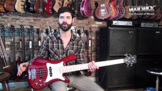 Video thumbnail for Warwick Custom Shop NY: Dan Africano with a Streamer CV custom by Framus & Warwick
