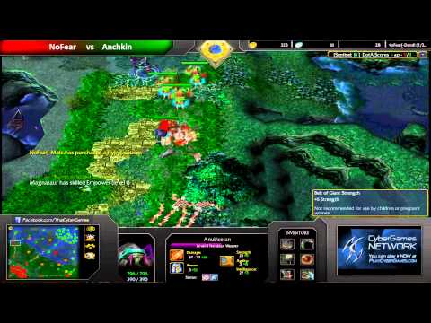 CyberGames DotA March 2014 - Round 3 - NoFear vs Anchakin
